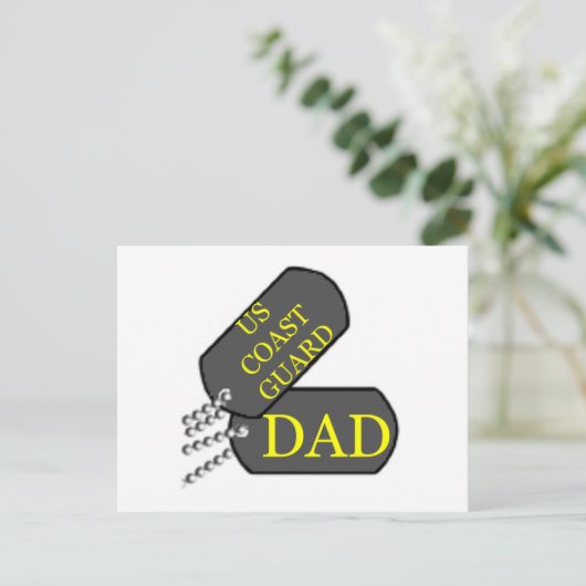 USCG Pa Briefkaart (Staand voorkant)