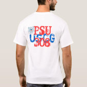 USCG - PSU 308 Basic-T-shirt T-shirt (Achterkant)