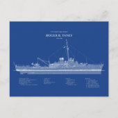 USCG Roger B. Taney whec-37 - ABD Briefkaart (Voorkant)