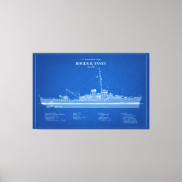 USCG Roger B. Taney whec-37 - ABD Canvas Afdruk