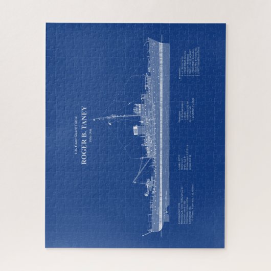 USCG Roger B. Taney whec-37 - ABD Legpuzzel (Verticaal)
