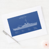 USCG Roger B. Taney whec-37 - ABD Rechthoekige Sticker (Envelop)
