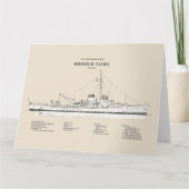 USCG Roger B. Taney whec-37 - SBD Bedankkaart (Voorkant)