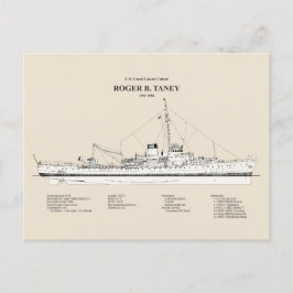 USCG Roger B. Taney whec-37 - SBD Briefkaart