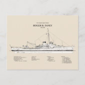 USCG Roger B. Taney whec-37 - SBD Briefkaart (Voorkant)