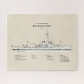 USCG Roger B. Taney whec-37 - SBD Legpuzzel (Horizontaal)