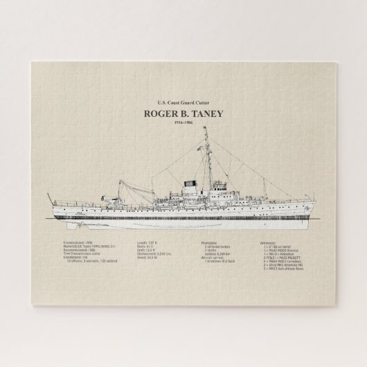 USCG Roger B. Taney whec-37 - SBD Legpuzzel (Horizontaal)
