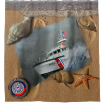 USCG SHOWER CURTAIN- Levesque en Cosgrove #1
