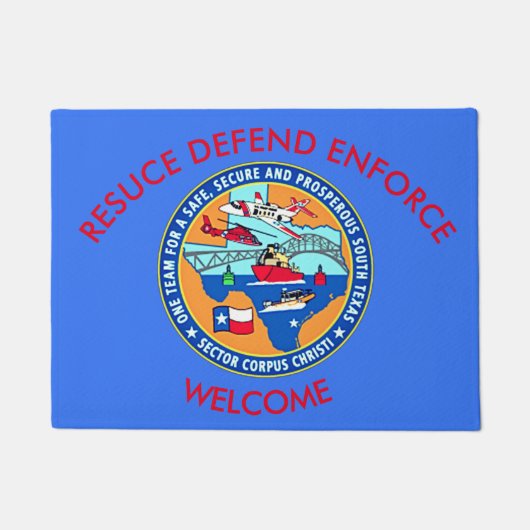 USCG Station Corpus Christi Texas Deurmat (Voorkant)