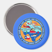 USCG Station Corpus Christi Texas Magneet (Voorkant / Achterkant)
