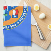 USCG Station Corpus Christi Texas Theedoek (Quarter Fold)