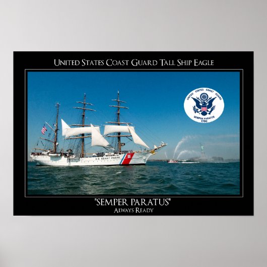 USCG Tall Ship Eagle Poster (Voorkant)