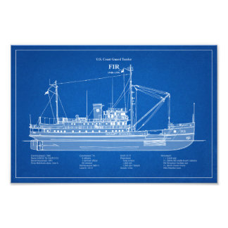 USCG Tender Fir WLM-212 - ABD Foto Afdruk