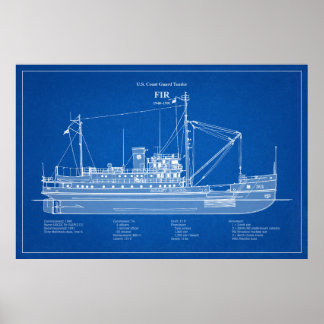 USCG Tender Fir WLM-212 - ABD Poster