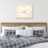 USCG Tender Fir WLM-212 - SBD Canvas Afdruk (Insitu (Slaapkamer))