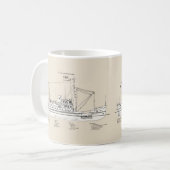 USCG Tender Fir WLM-212 - SBD Koffiemok (Voorkant links)