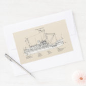 USCG Tender Fir WLM-212 - SBD Rechthoekige Sticker (Envelop)