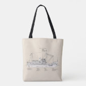 USCG Tender Fir WLM-212 - SBD Tote Bag (Achterkant)