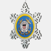 USCG TIN SNEEUWVLOK ORNAMENT (Rechts)