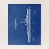 USCG USS Albuquerque PF-7 - ABD Legpuzzel (Verticaal)