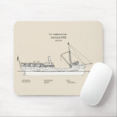 USCG Vuurtoren Tender Amaranth - SBD Muismat (Met muis)