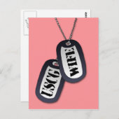 USCG Wife Briefkaart (Voorkant / Achterkant)