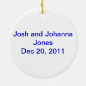 USCG Wife Ornament (Achterkant)