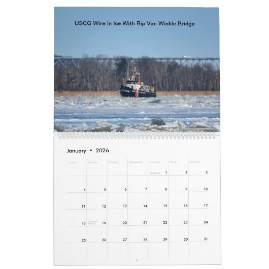 USCG Wire & USCG BUSL (49404) kalender 2021 (Jan 2026)