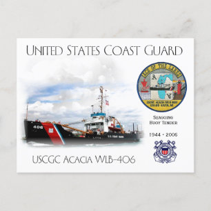 USCGC Acacia WLB-406 Aanbesteding Briefkaart
