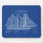 USCGC Alexander Hamilton wix-272 - ABD Muismat (Voorkant)