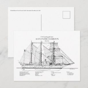 USCGC Alexander Hamilton wix-272 - SBD Briefkaart