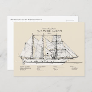 USCGC Alexander Hamilton wix-272 - SBD Briefkaart
