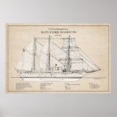 USCGC Alexander Hamilton wix-272 - SBD Poster (Voorkant)