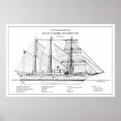 USCGC Alexander Hamilton wix-272 - SBD Poster (Voorkant)