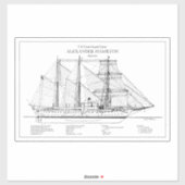 USCGC Alexander Hamilton wix-272 - SBD Sticker (Vel)