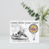 USCGC BARATARIA WHEC-381 CUTTER BRIEFKAART (Staand voorkant)