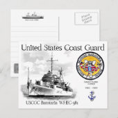 USCGC BARATARIA WHEC-381 CUTTER BRIEFKAART (Voorkant / Achterkant)