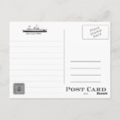 USCGC BARATARIA WHEC-381 CUTTER BRIEFKAART (Achterkant)