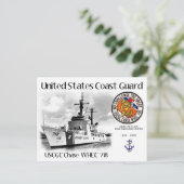 USCGC CHASE WHEC 718 CUTTER BRIEFKAART (Staand voorkant)