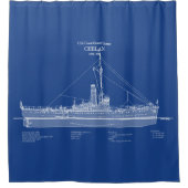 USCGC Chelan - ABD Douchegordijn (Voorkant)