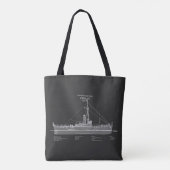 USCGC Chelan - ABD Tote Bag (Achterkant)
