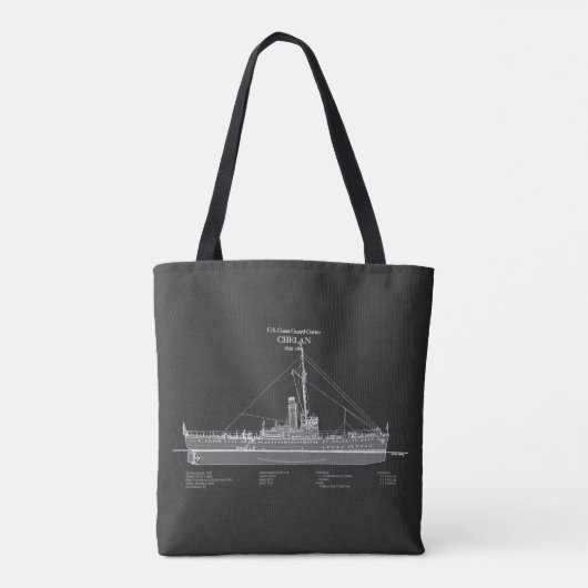 USCGC Chelan - ABD Tote Bag (Achterkant)