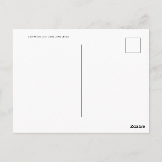 USCGC Chelan - SBD Briefkaart (Achterkant)