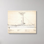 USCGC Chelan - SBD Canvas Afdruk (Voorkant)