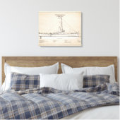 USCGC Chelan - SBD Canvas Afdruk (Insitu (Slaapkamer))