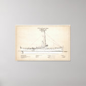 USCGC Chelan - SBD Canvas Afdruk (Voorkant)