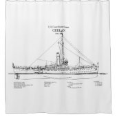 USCGC Chelan - SBD Douchegordijn (Voorkant)