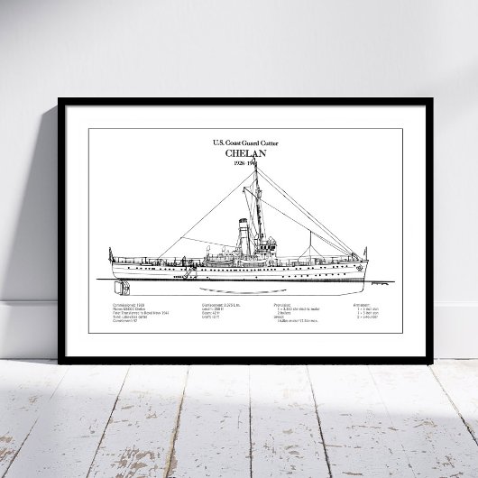 USCGC Chelan - SBD Foto Afdruk