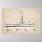USCGC Chelan - SBD Poster (Voorkant)