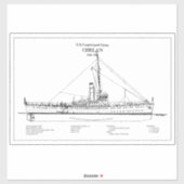 USCGC Chelan - SBD Sticker (Vel)